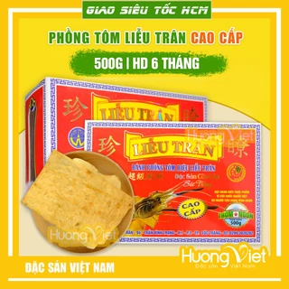 Bánh phồng tôm Liễu Trân Cao Cấp 500g, bánh phồng tôm Sóc Trăng đậm đà tôm