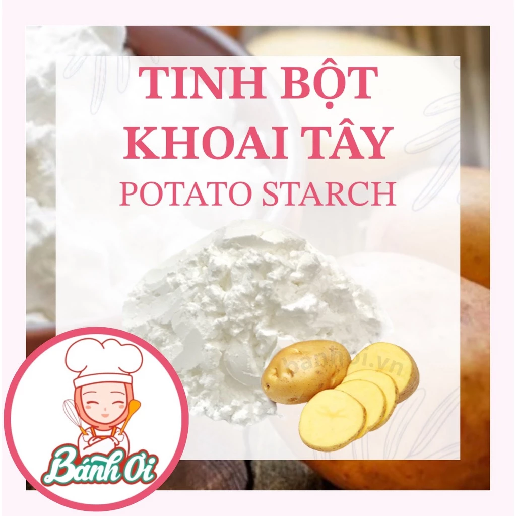 Tinh bột Khoai Tây 400gr nguyên chất 100% hiệu EUfood, nhập khẩu từ Đức (Potato starch)