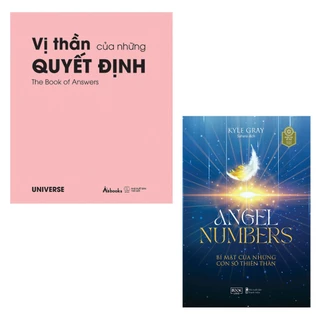Sách - Combo 2 Cuốn: Vị Thần Của Những Quyết Định (Bìa Hồng) + Angel Numbers Bí Mật Của Những Con Số Thiên Thần