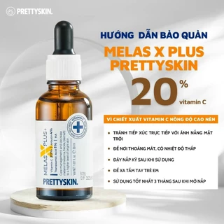 Tinh chất dưỡng trắng mờ thâm nám Prettyskin melas x plus