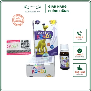 LineaBon K2+D3 - Bổ sung vitamin K2, D3. Tăng cường hấp thu canxi tối đa