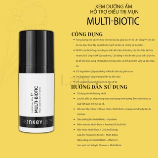 (BILL CANADA) Kem dưỡng ẩm Multi-Biotic -The INKEY List-