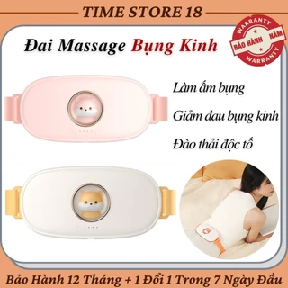 Máy Massage Bụng Kinh M28 - Đai Massage Đeo Giảm Đau Bụng , Làm Ấm Bụng Cho Phụ Nữ Đến Kỳ