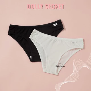 Quần lót cotton nữ DOLLY SECRET kháng khuẩn 3 màu basic DS02