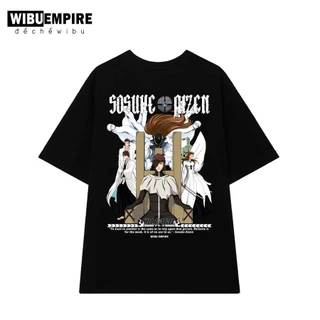 WIBU EMPIRE | Áo Thun Form Rộng Sosuke Aizen | Anime Bleach - Áo Phông Unisex