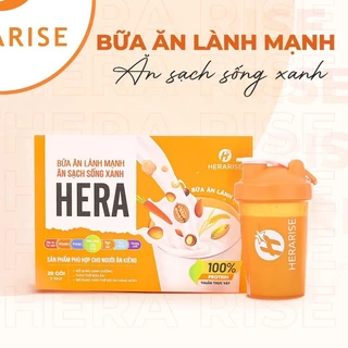 Bữa ăn dinh dưỡng HERA ăn sạch sống xanh chính hãng (mua từ 5 hộp tặng kèm 1 cốc)