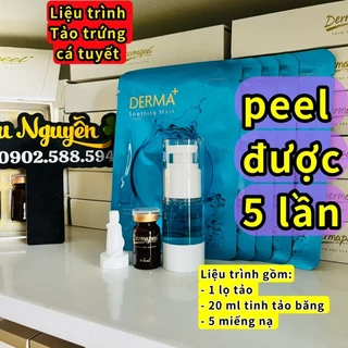 Liệu trình 5 lần peel. Tảo trứng cá tuyết Dermapeel. Tphcm giao trong ngày.