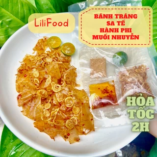 Bánh Tráng Phơi Sương Sa Tế Hành Phi Muối Nhuyễn Siêu Ngon LiliFood