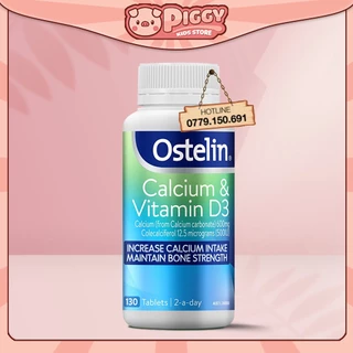 Canxi bầu Ostelin Calcium & Vitamin D3 130v Úc