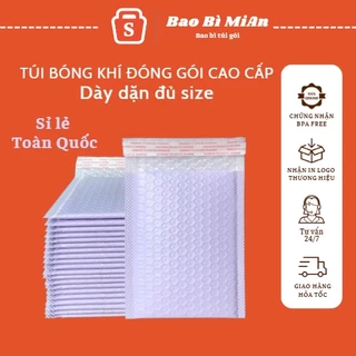 Túi Gói Hàng Niêm Phong Mian Túi Bóng Khí Chống Sốc Chống Nước Túi Chống Sốc Tím Giá Rẻ Đủ Size