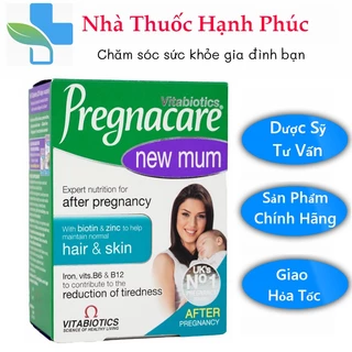 Vitabiotics Pregnacare New Mum hair And Skin UK – Viên Uống Dinh Dưỡng Sau Sinh - Hỗ trợ ngừa rụng tóc sau sinh