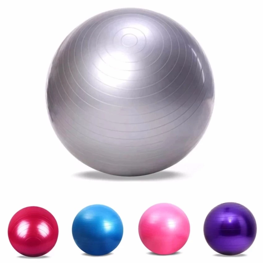 Bóng Yoga Trơn 65cm Loại Dày ( Tặng Bơm Tay Và van chặn khí) FEIERDUN-BT65