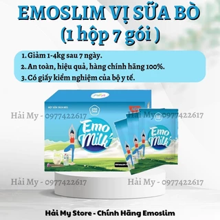 [CHE TÊN + QUÀ TẶNG] Bột Sữa Bò Tách Béo Em0slim giúp dáng đẹp, dễ uống, giamcan an toan