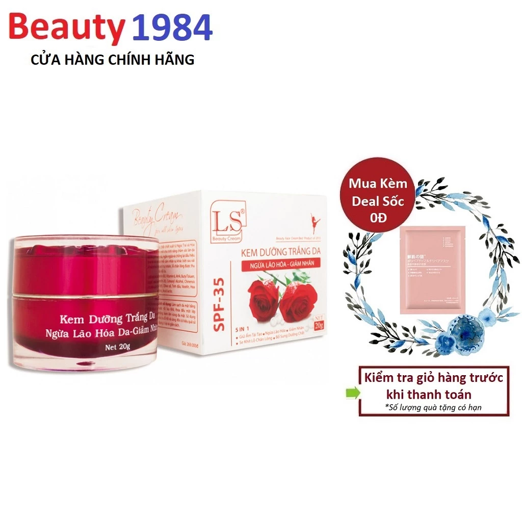 Kem LS trắng da ngừa lão hóa beauty cream 20g