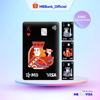 [E-voucher & Dịch vụ] Dịch vụ phát hành thẻ MB Hi Visa Collection - BST King Collection