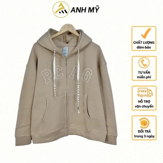 Áo hoodie nam nữ form rộng nỉ bông dây rút ANH MỸ phong cách Hàn Quốc 04