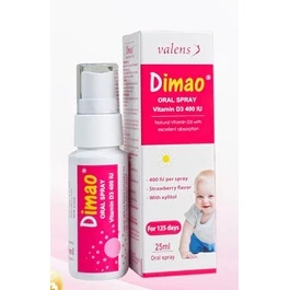 Dimao - Vitamin D3 400UI dạng xịt - Tăng Cường Hấp Thu Canxi, Phát triển chiều cao cho bé