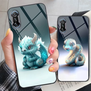 Ốp kính Xiaomi Redmi K40 / Redmi K40 gaming hình 12 con giáp cực kỳ cute dễ thương đáng yêu