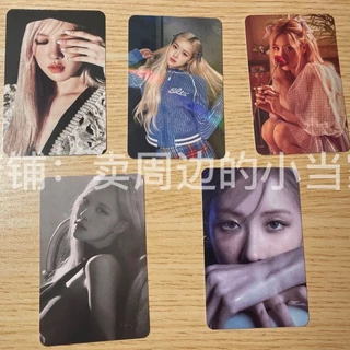 Bộ Thẻ Hình blackpink rose solo Phong Cách Cùng Một Phong Cách Park Chae Young Card Olioi Hold Face Thịnh Hành Hoa Hồng