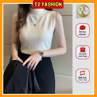 Áo len sát nách mặc vest cổ 3 phân