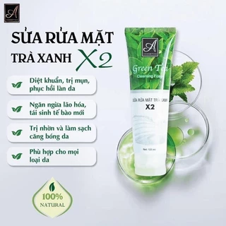 [Chính Hãng] Sữa Rửa Mặt Trà Xanh X2 Acosmetics Phương Anh