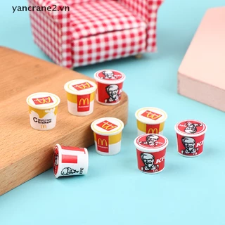 Set 5 Xô Đựng Thức Ăn Nhanh Mini KFC Cho Nhà Búp Bê 1 / 12