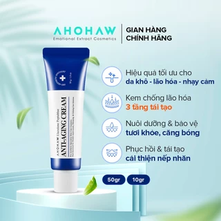 Kem Dưỡng Ẩm Chống Lão Hoá AHOHAW Anti-Aging Cream 50g - Giúp Dưỡng Ẩm, Tăng Sinh Collagen, Phục Hồi Da, Giảm Nhăn