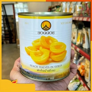 Đào ngâm Boddob Thái Lan lon to 825g