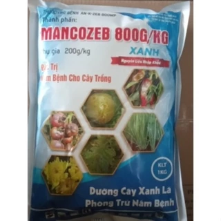 Mancozeb xanh gói 1kg là thuốc trừ bệnh phổ rộng có tác dụng tiếp xúc và thấm sâu.