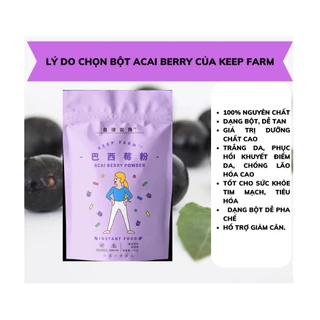 BỘT ACAI BERRY TRẮNG DA MỜ NAM _ Lins Store Liệu pháp tăng cường Vita C tự nhiên cho cơ thể