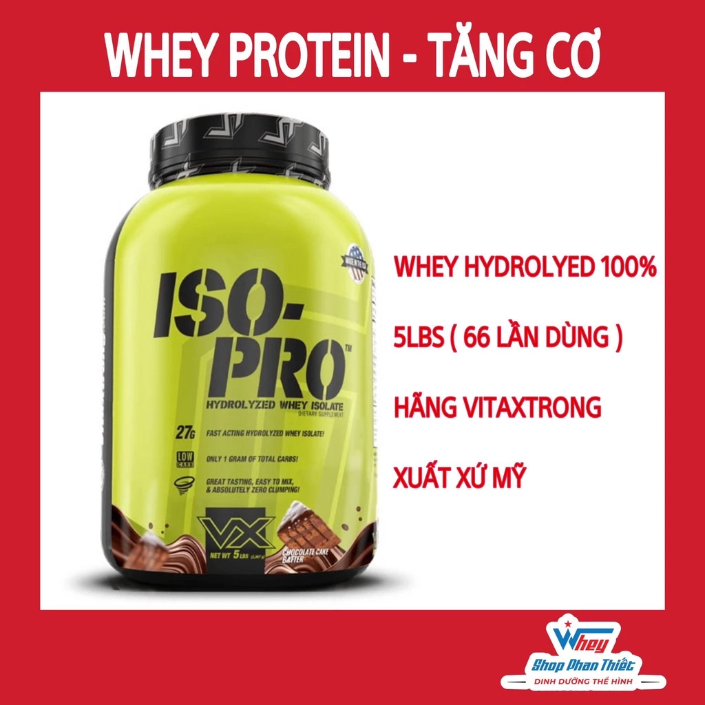 ISO PRO VITAXTRONG - SỮA TĂNG CƠ - WSPT (5LBS)