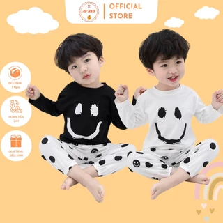 Bộ quần áo trẻ em 7-27kg dài tay AF KID Dài Smile cho bé trai bé gái, vải thun lạnh cao cấp siêu co giãn và mềm mịn