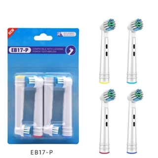 Vỉ 4 đầu bàn chải điện thích hợp thay thế  mọi loại bàn chải điện Oral B