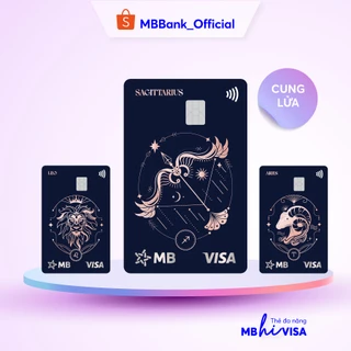 [E-voucher & Dịch vụ] Dịch vụ phát hành thẻ MB Hi Visa Collection - CHĐ Bạch Dương, Nhân Mã, Sư Tử