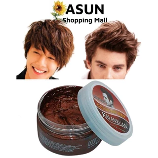 Sáp Vuốt Tóc Tạo Kiểu Màu Nâu Socola Đổi Màu Tạm Thời Kalanxuan 100g Cho Nam & Nữ Color Hair Wax