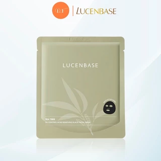 Miếng lẻ mặt nạ BHA tràm trà Lucenbase 25ml làm sạch sâu, giảm mụn