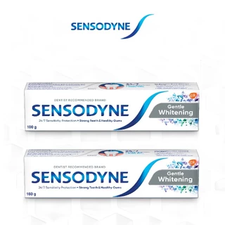 Bộ 2 kem đánh răng Sensodyne Gentle Whitening 160G/ kem đánh răng làm trắng răng và phục hồi men răng