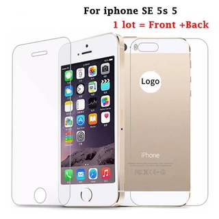 Kính Cường Lực Trước Sau 9H Chống Trầy Xước Cho iphone se 2016 5 5S 5S 5 se