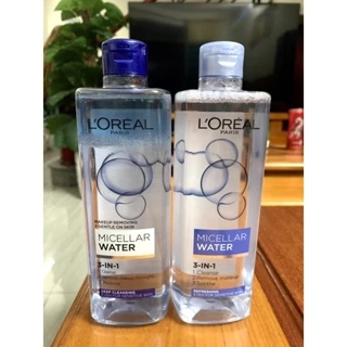 Nước tẩy trang Loreal 400ml ( L’Oreal Paris 3in1 Micellar Water )