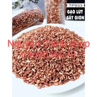 (500 g&1 kg)gạo lứt sấy nguyên vị đóng túi zip
