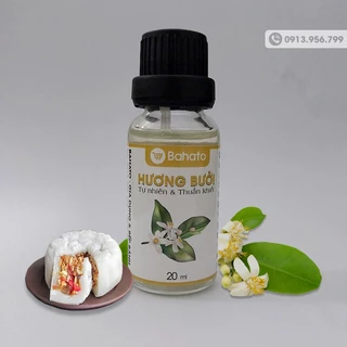 Tinh dầu hương bưởi nấu chè, làm bánh dẻo trung thu Bahato lọ 20ml