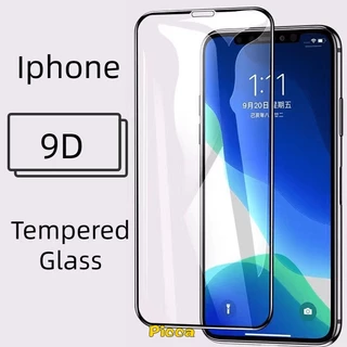 Kính Cường Lực 9d Bảo Vệ Toàn Màn Hình Cho iphone 15 11 13 12 14 pro max xr 15 7 8 6 6s plus x xs max se 2020