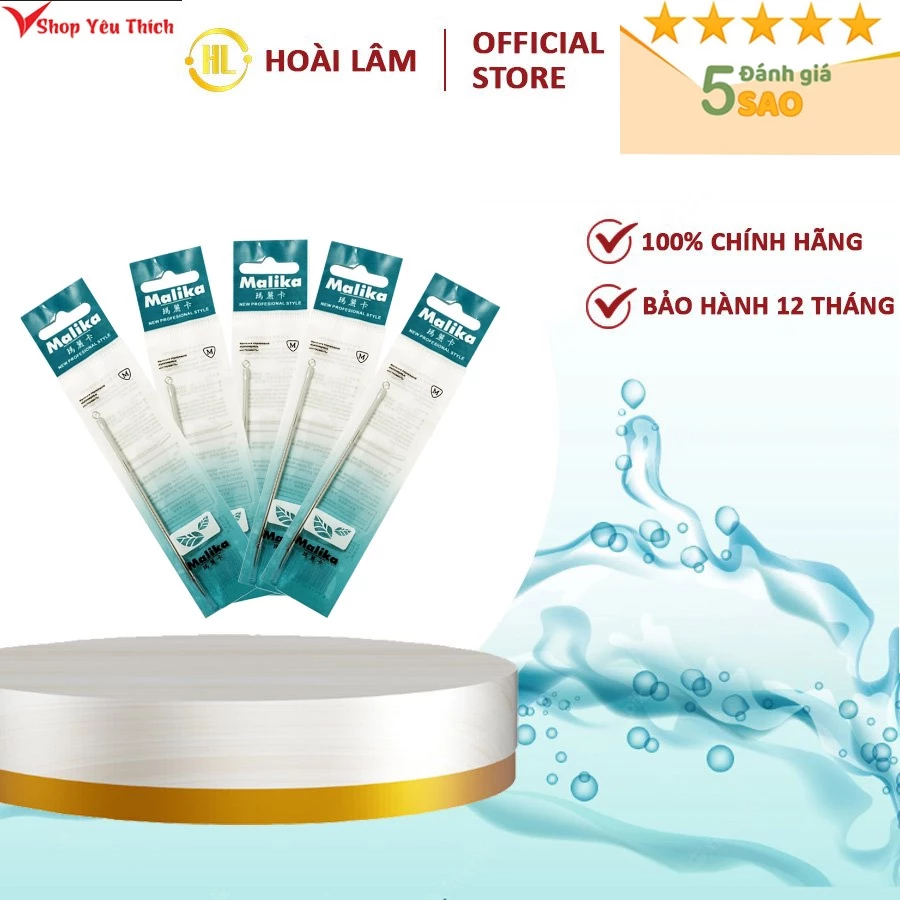 Cây Que Nặn Mụn Malika Hàng Chuẩn Loại 1 Chăm Sóc Da Mụn Trong Spa, Thẩm Mỹ Viện