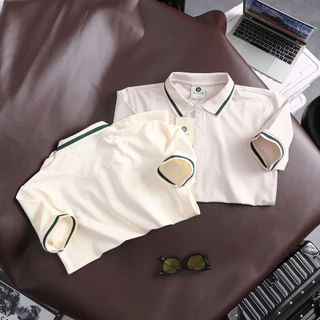 Áo Polo nam vải dệt cotton poly & spandex in cao su logo, nam tính, đơn giản, basic AOPL21 - BEACON DENIM