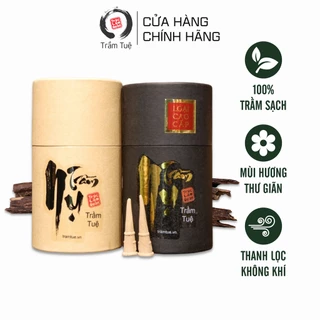 Nụ trầm hương xông nhà Trầm Tuệ, hộp 50 nụ, không hóa chất độc hại, giúp thư giãn tinh thần và giảm stress