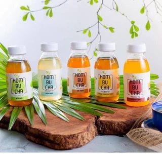 ✅ [SẴN] KOMBUCHA VGREEN - Trà bất tử hữu cơ dưỡng sinh vị Trà xanh, Dừa, Dâu, Đào, Sâm dứa, Kombucha Light 250ml