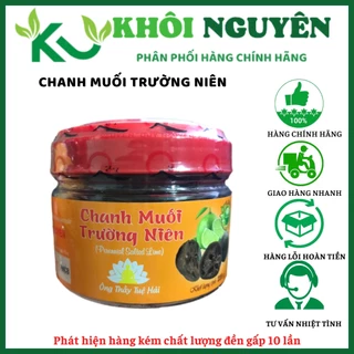 Chanh muối trường niên Quy Nguyên hũ 220g Chanh muối lâu năm thầy Tuệ Hải