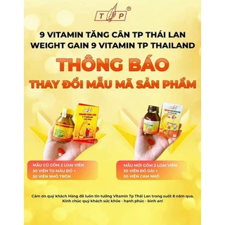 Vitamin Tăng Cân TP Thái Lan ( Có check mã vạch sp chính hãng )