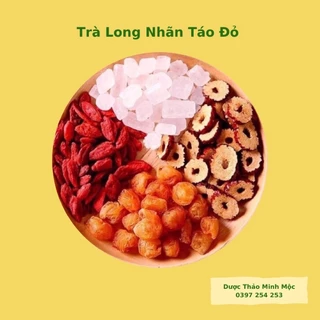 Trà long nhãn kỳ tử táo đỏ đường phèn bồi bổ cơ thể