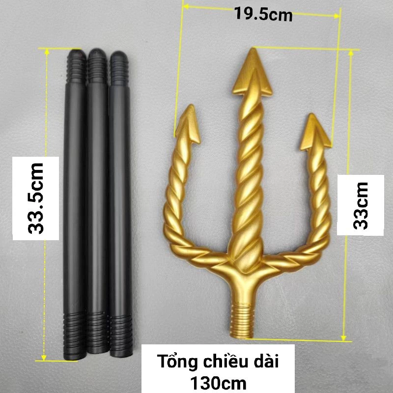 (Có Sẵn) Cây đinh ba của Poseidon vị thần biển cả trong truyền thuyết Hy Lạp